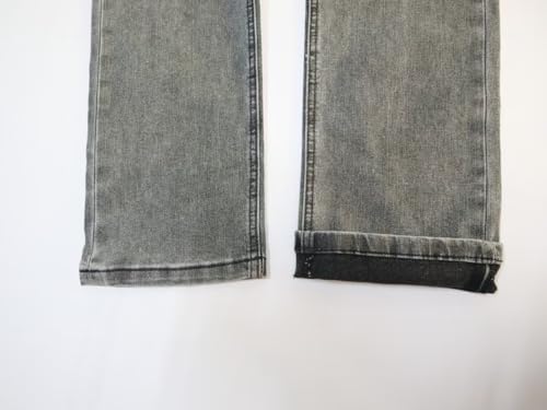 Men's Mid-Rise Slim Fit Skinny Jeans Casual Washed&Distressed Denim Pants Small Leg Pants Fashionable Tapered Leg Jeans 6