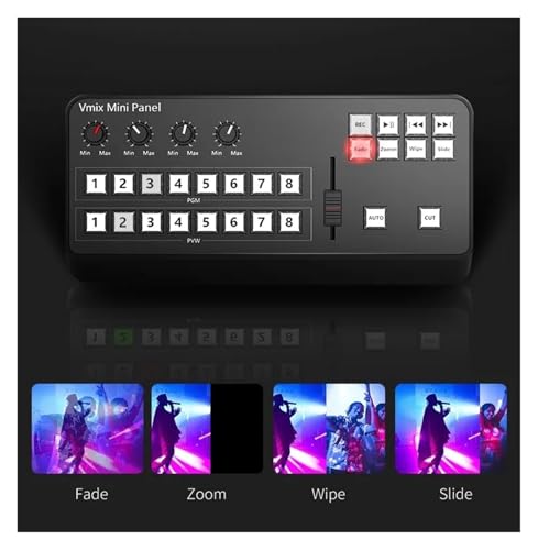 vMix Mini Switcher para Transmisiones TV desde Casa con Panel MIDI 4