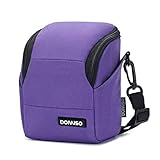 DomISO - Funda para cámara de fotos compacta de protección, púrpura