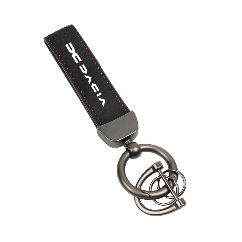 LJJWIW Auto Portachiavi per Dacia Duster,Porta Chiavi con Logo Stemma,Multifunzione Porta...