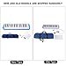 POENVFPO 32 Keys Melodica Instrument Kit with Tone Organ, Blowpipe, Mouthpieces and Carrying Bag, Piano Cloth (Blue)