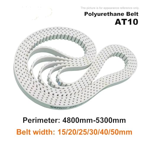 Courroie synchrone AT10 en polyuréthane haute densité, finition premium 4810mm - 5