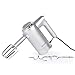 Salter EK5613BMMSVDE Aspen Easy-Store Hand Mixer - Electric Baking Whisk, Stirring Whisk and Dough Hook, Storage Base, 5 Speed Levels with Turbo Function, Eject Function, 300W, Silver