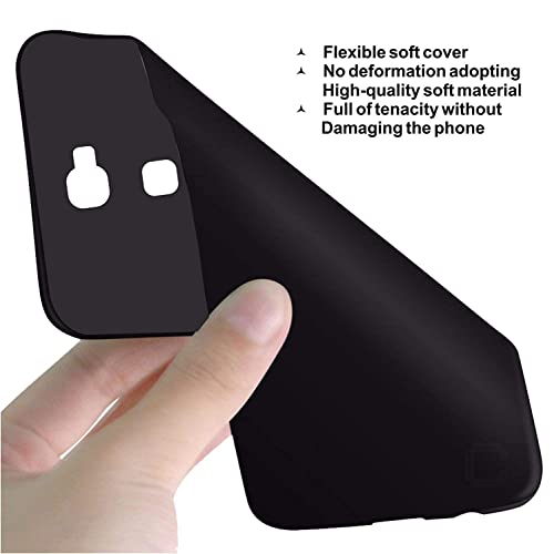 Image of Mobile Back Cover Case for Honor 5X (Silicone Case|CameraProtection|Black SC1510)
