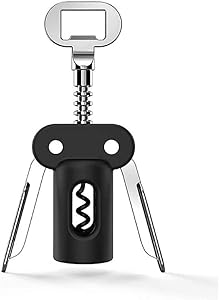 VDLLQYN Sandalwood Flügelkorkenzieher mit Folienschneider