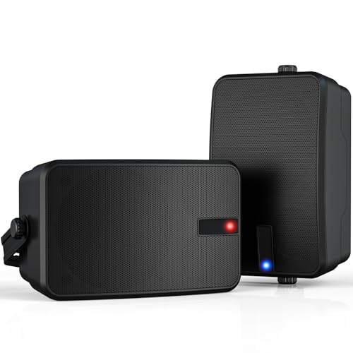 ZYUWM 400W Outdoor Bluetooth Speakers | Wireless Sync 100+ Speakers | IPX5 Waterproof Wall Mount |...