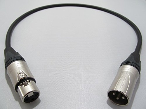 MOGAMI ���K�~ 2549 XLR�P�[�u�� �^ �m�C�g���b�N �V���o�[�v���O 1�{ (1.5m)