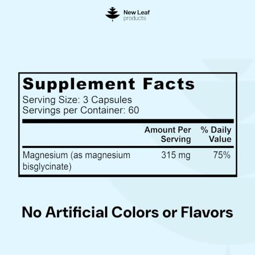 New Leaf Products Magnesium Supplement