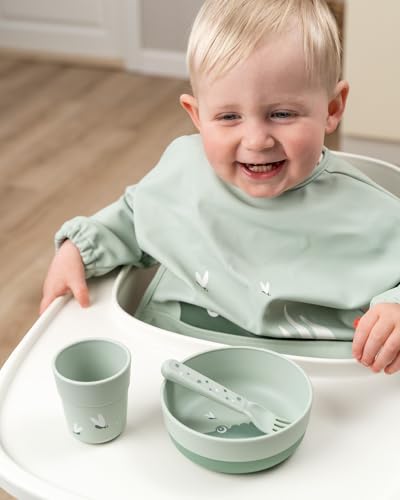 Done by Deer Long Sleeved Pocket Bib with Adjustable double closing2