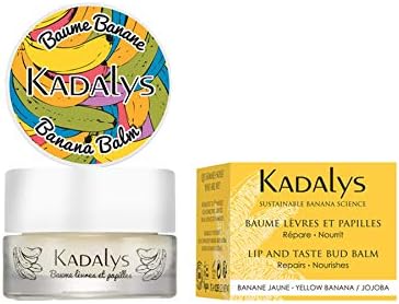 Kadalys Banana Lips Balm Organic - Yellow Banana, 0.13 Pound