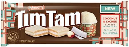 TimTams Arnotts Coconut Lychee Flavoured Biscuit