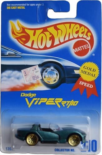 Hot Wheels Dodge Viper RT/10, Green #210 image 2
