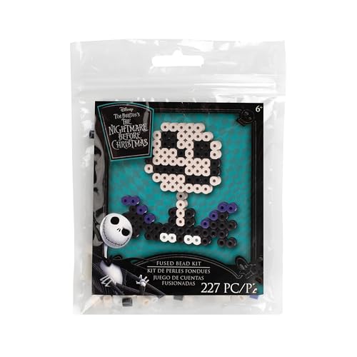 Perler 80-53521 Disney Tim Burton's The Nightmare Before Christmas Jack Skellington Fused Bead Activity Kit, Multicolor, 227 Pieces
