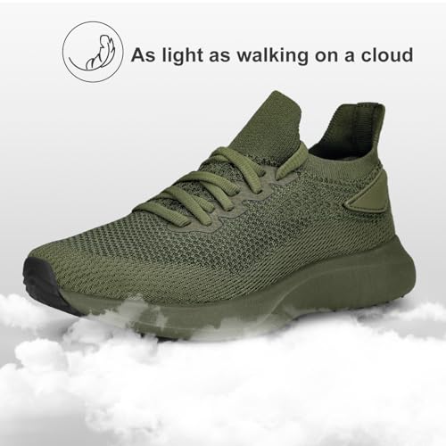 Image of Abboos Women's Walking Shoes - Lightweight Breathable Tennis Sneakers for All-Day Standing & Gym Workouts, Non-Slip Athletic Shoes for Travel and Jogging