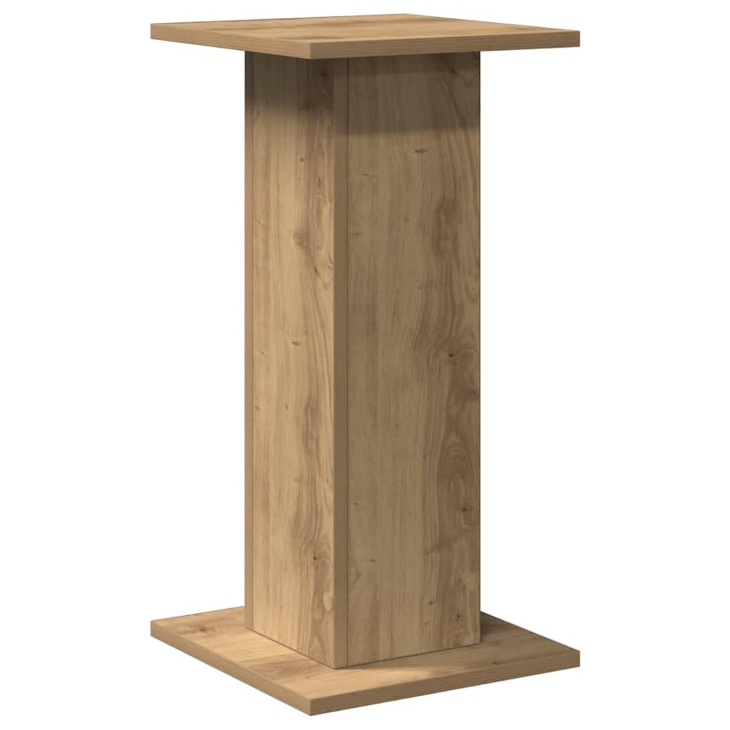 Generico Supporti Altoparlanti 2 pz Rovere 30x30x60 cm in Multistrato,Marrone,12.1kg,852662