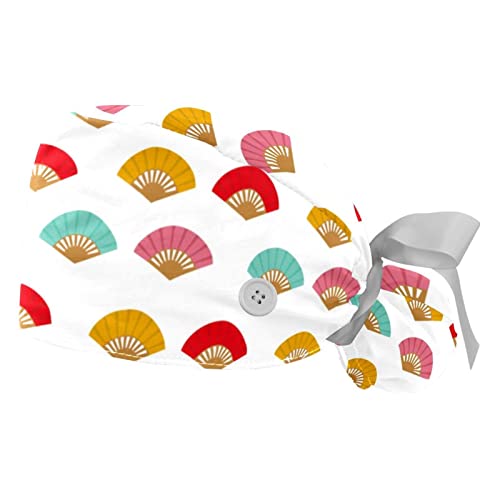 Chapeaux de travail JDEZ anti-transpiration pour cheveux longs et courts - Lot de 2