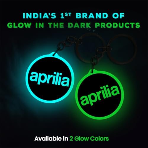 Image of Mi Glow Store Glow in Dark Keychain for Bike Men | Gift for Man | Bike Accessories | Charges in Light Glows in Dark | Key chain for Bike