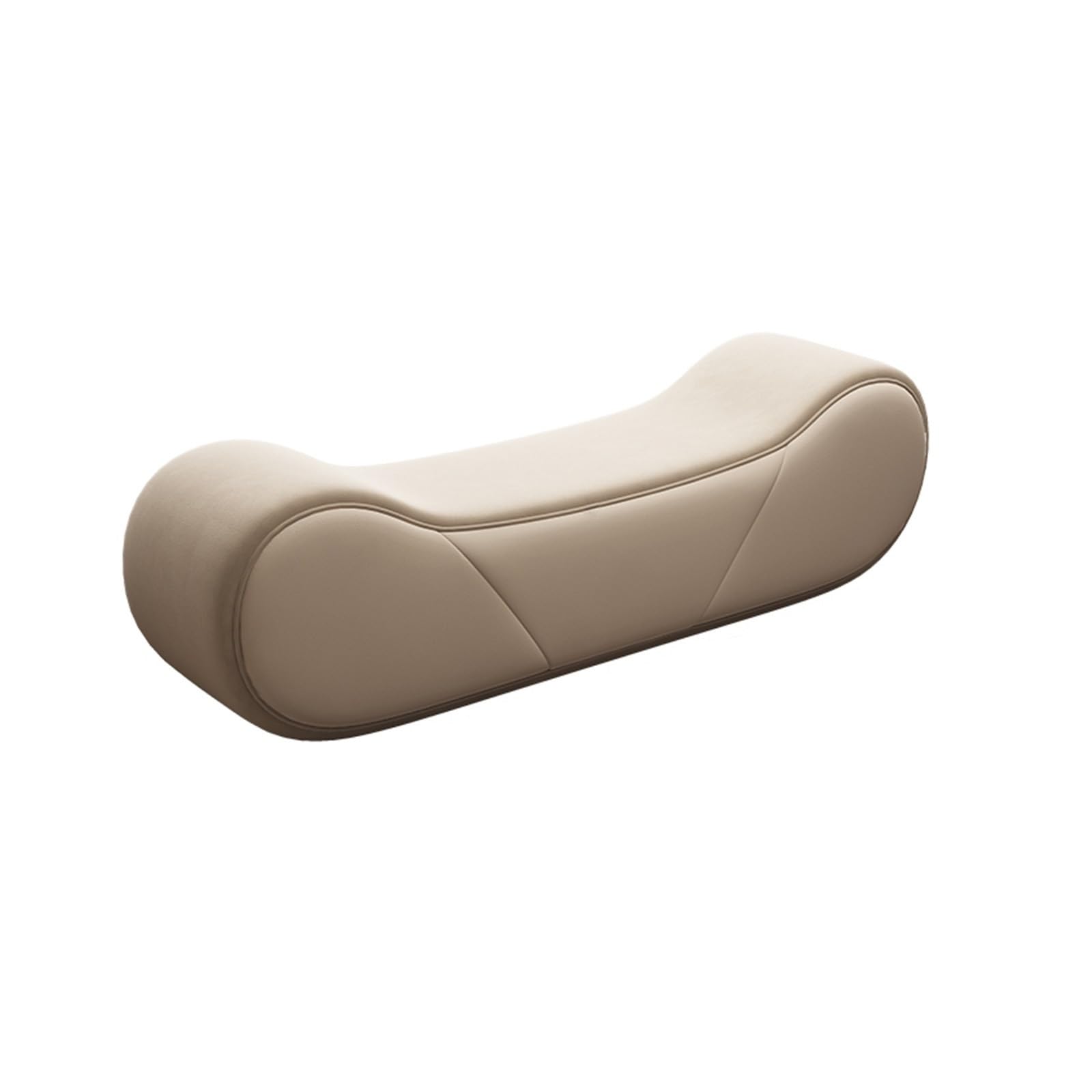 KLGFBDC Velvet Entryway Bench Bedroom Ottoman Stool for Shoe Changing Simple Cloakroom Sofa Hallway Furniture Beige 120x50x50cm Stylish Storage Solution