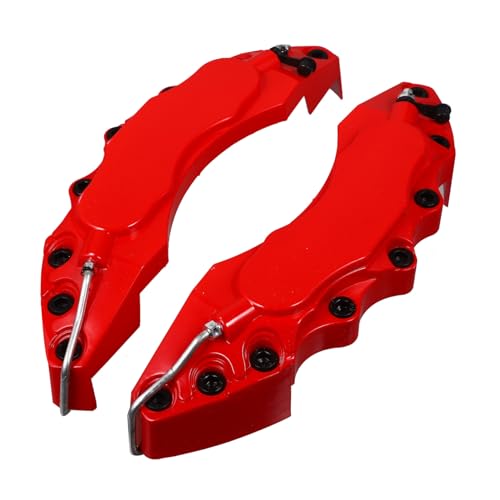 VALICLUD Teiliges Bremssattelabdeckungen aus Langlebigem Abs Passend für Viele Automodelle Einfache Montage Stilvolle Rote Bremssattelschoner zur Optischen Aufwertung der Radnabe VALICLUD Teiliges Bremssattelabdeckungen aus Langlebigem Abs Passend für Viele Automodelle Einfache Montage Stilvolle Rote Bremssattelschoner zur Optischen Aufwertung der Radnabe