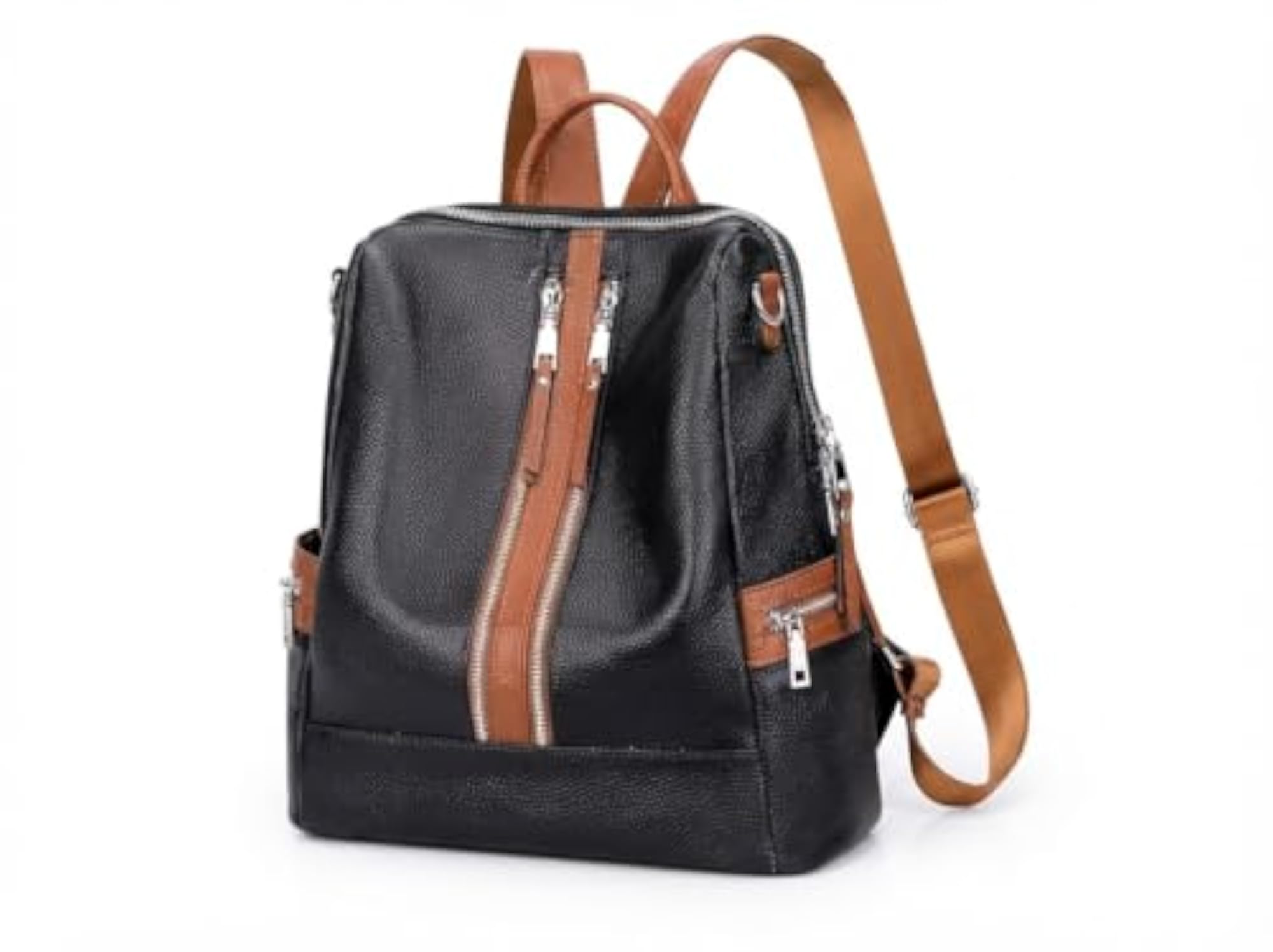 PAVILONN Women's Beige Backpack Purse