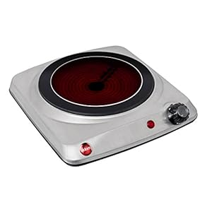 eldom, PH11 Verwarmingsplaat met traploze temperatuurregeling, geschikt voor camping, kantoor en keuken…