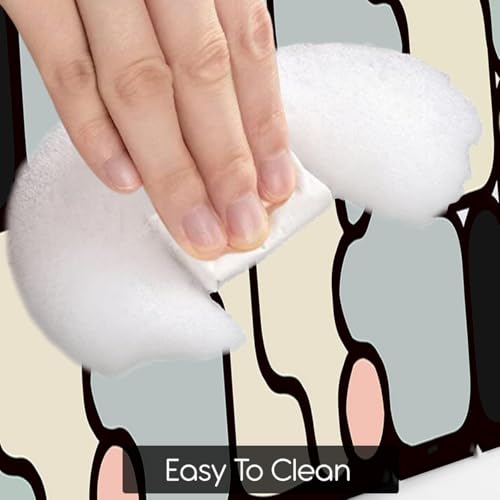 Image of Glaceon Kitchen Rugs and Mats Non Skid Washable Set of 2 - Waterproof Memory Foam Standing Desk Floor Mat Non Slip, Comfort Runner Rug for Kitchen Home Office (118 * 38cm, 38 * 58cm)