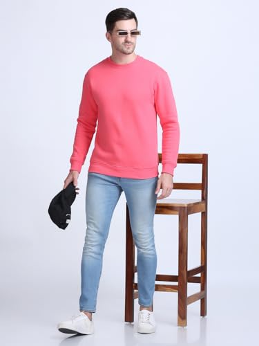 Image of SPUNN Men's Cotton Round Neck Full Sleeves Sweatshirt.