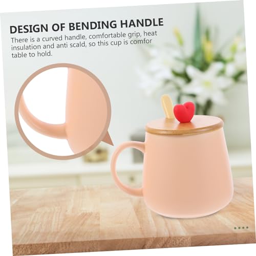 Cabilock 1 Conjunto 450 Caneca De Café Cerâmica Amantes Copo De Porcelana De Madeira Doméstico