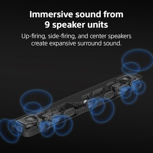 Image of Sony BRAVIA 7 75-Inch 4K Mini LED QLED Smart TV (K-75XR70) with BRAVIA Theater Bar 7 9-Speaker Soundbar (HT-A7100) Bundle
