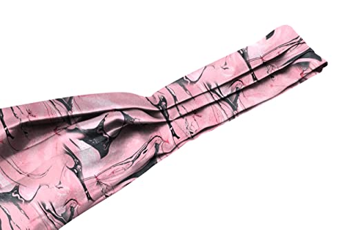 Image of BLACKSMITH Jacquard Microfiber Neckwear Ascot and Matching Pocket Square Set for Men