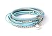 Produktbild Multi Strand Real Leather Bracelet with Diamantes, Silver beads and a Pearl UK