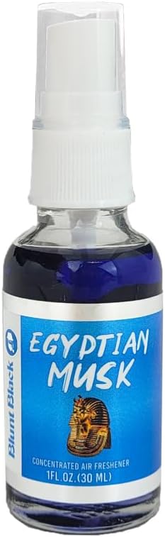 Ambientador concentrado en aerosol 1 oz. Botella de vidrio - Elige tu aroma (almizcle egipcio) disponible en Yaxa El Salvador