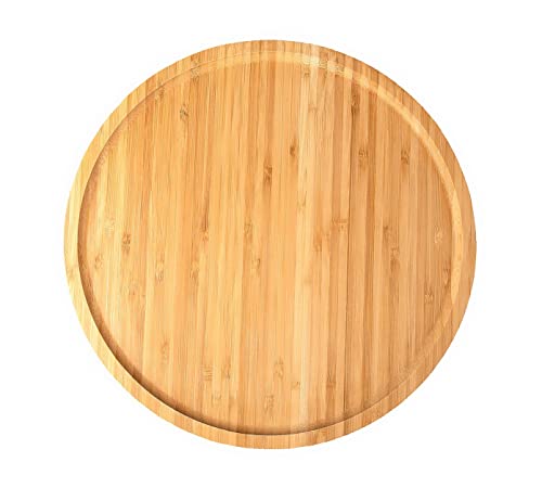 Mateda Bamboo Lazy Susan Turntable For Pantry Cabinet Or Table (14 Inch) #TOP3