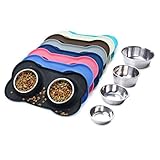 trixie napf-set keramik/holz Doppel Napf: Einstellen mit 2 schüsseln, einfach und praktisch - der doppelschüssel-design ist eine praktische servierschale, mit der sie gleichzeitig essen und wasser servieren können