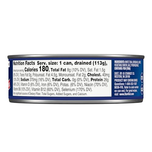 Image of StarKist Solid White Albacore Tuna in Oil, 5oz Canned Tuna, 24-Pack