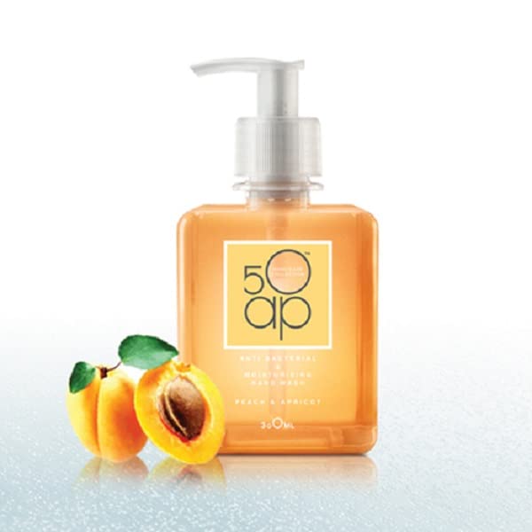 50 AP Anti-Bacterial & Moisturizing Hand Wash Peach & Apricot - pack of 2 (300ml each)-picture-17