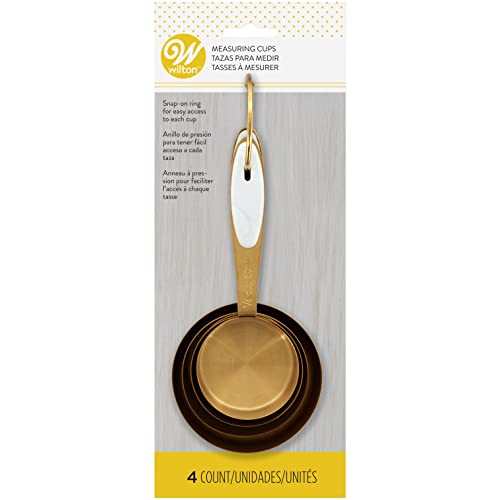 Juego de Vasos Medidores Wilton Navy & Gold, 4 Pzs miniatura 4