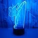 Produktbild 7 Farbwechsel 3D LED Vision Gradienten Karate Tischlampe USB Taekwondo Modell 3D Nachtlichter Baby Schlafzimmer Beleuchtung Wohnkultur