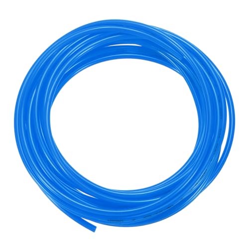 Image of sourcing map Pneumatic Tubing Pipe Pu Hose 4mm OD x 2.5mm ID 5 Meters(16.4 FT) Air Compressor PU Polyurethane Line Hose Tube for Air Compressor Water Fluid Transfer, Blue