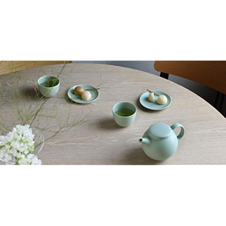 Kinto 17146 Teacup, PEBBLE Cup & Saucer, 6.1 fl oz (180 ml), Brown