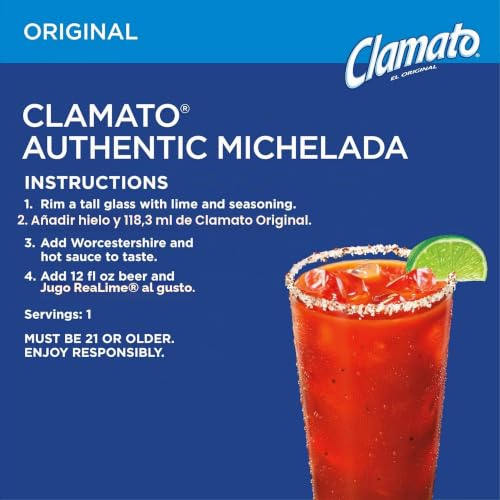 Miniatura 2 de Clamato Original 946 Ml Salsa De Tomate Con Almeja Para Micheladas, Ceviches Y Cócteles - Pack Laborawi 2 X 946ml