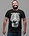 Skeleton Shirt Mens Rib Cage Costume Adult Funny Halloween Shirts for Men Medium Black