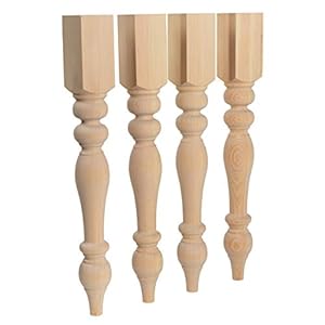 Carolina Leg Co. Chunky Farmhouse Tischbeine 4er-Set