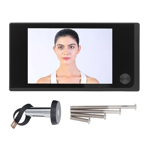 Visionneuse de Porte Numérique avec Caméra Infrarouge Grand Angle 120°, Écran LCD Couleur 3,5 Pouces Haute Résolution, Sécurité Maison 1MP Surveillance Nocturne et Jour pour une Protection Totale