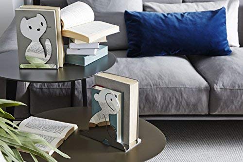Alessi AMMI30 2 Vigo Buchstütze - Edelstahl 18/10 glänzend poliert