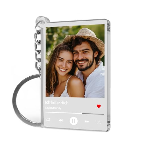 Spotify Schlüsselanhänger Personalisiert mit Foto Bild im Musik Song Cover Design Wunschtext Namen Personalisierte Geschenke Für Freund Freundin (Song Cover) Spotify Schlüsselanhänger Personalisiert mit Foto Bild im Musik Song Cover Design Wunschtext Namen Personalisierte Geschenke Für Freund Freundin (Song Cover)