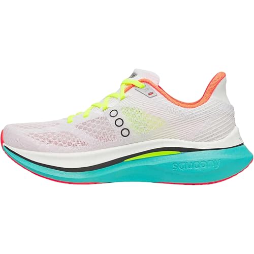 Saucony Men's Endorphin Speed 5 Sneaker, White/Mutant, 10