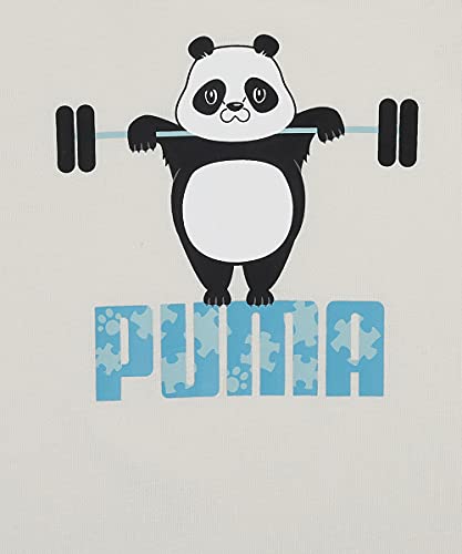 Image of Puma Unisex-Kid Printed Regular Fit T Shirt