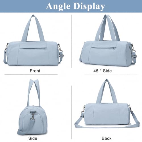 Image of PALAY Gym Bag Duffle Bag with Wet Dry Section Pocket for Women