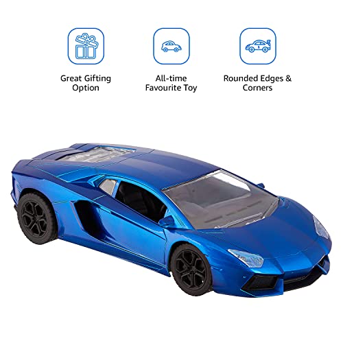 Amazon Brand Jam & Honey Super Sleek Remote Control Car (Blue